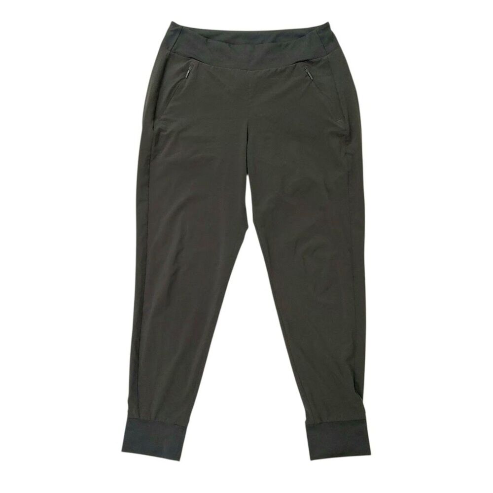 Athleta Soho Jogger Womens 8 Dark Green Lightweight Stretch Athletic Comfort